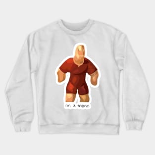 i'm a thumb sticker Crewneck Sweatshirt